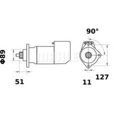 MS 501 MAHLE Стартер