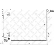 10-45149-SX STELLOX Конденсатор, кондиционер