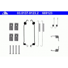 03.0137-9123.2 ATE Комплектующие, тормозная колодка