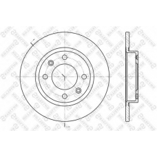 6020-3716-SX STELLOX Тормозной диск