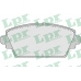 05P940 LPR Комплект тормозных колодок, дисковый тормоз