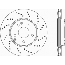 BDRS1916.25 OPEN PARTS Тормозной диск