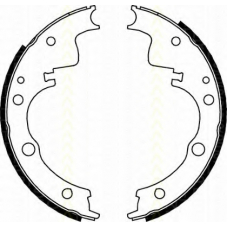 8100 10014 TRISCAN Комплект тормозных колодок