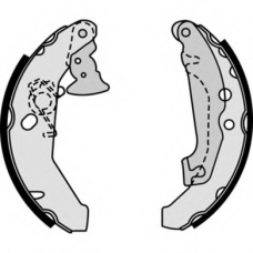 S 24 518 BREMBO Комплект тормозных колодок