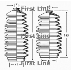 FSG3245 FIRST LINE Пыльник, рулевое управление