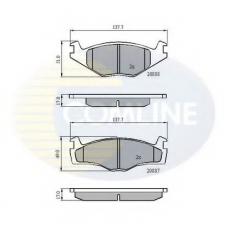 CBP0703 COMLINE Комплект тормозных колодок, дисковый тормоз