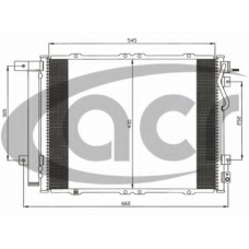 300579 ACR Конденсатор, кондиционер