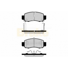 PA1516 BRAKE ENGINEERING Комплект тормозных колодок, дисковый тормоз