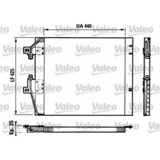 816678 VALEO Конденсатор, кондиционер