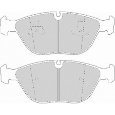 FD6826A NECTO Комплект тормозных колодок, дисковый тормоз