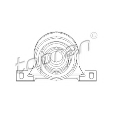 501 594 TOPRAN Подвеска, карданный вал