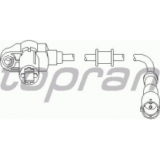 207 449 TOPRAN Датчик, частота вращения колеса