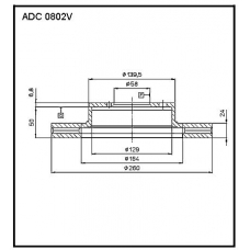 ADC 0802V Allied Nippon Гидравлические цилиндры