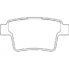 MDK0222 MINTEX Комплект тормозов, дисковый тормозной механизм