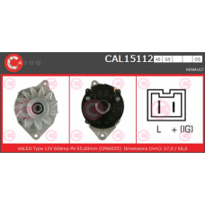 CAL15112OS CASCO Генератор