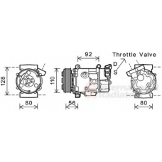 0600K416 VAN WEZEL Компрессор, кондиционер