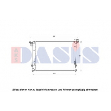 510175N AKS DASIS Радиатор, охлаждение двигателя
