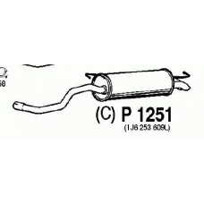 P1251 FENNO Глушитель выхлопных газов конечный