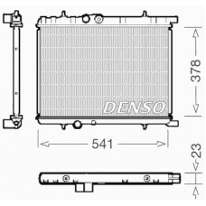 DRM21033 DENSO Радиатор, охлаждение двигателя