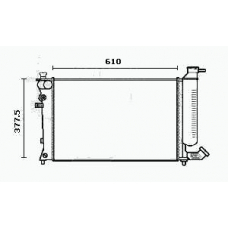 RM0050 EQUAL QUALITY Радиатор, охлаждение двигателя