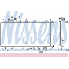 624041 NISSENS Радиатор, охлаждение двигателя