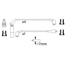 0 986 356 895 BOSCH Комплект проводов зажигания