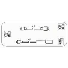 S16.P JANMOR Комплект проводов зажигания