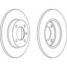 DDF042-1 FERODO Тормозной диск
