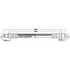 FBH6028 FIRST LINE Тормозной шланг