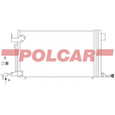 2326K81X POLCAR Skraplacze klimatyzacji