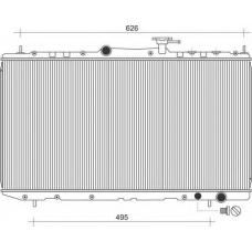 350213116300 MAGNETI MARELLI Радиатор, охлаждение двигателя