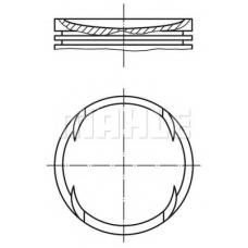 030 89 00 MAHLE Поршень