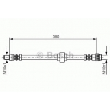 1 987 476 700 BOSCH Тормозной шланг