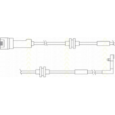 8115 24012 TRISCAN Сигнализатор, износ тормозных колодок