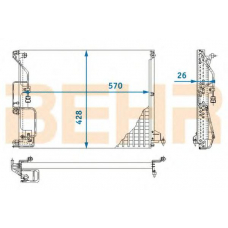 7004064 BEHR Condenser