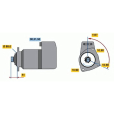 0 001 417 077 BOSCH Стартер