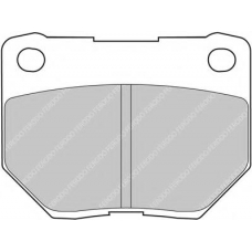 FDS1372 FERODO Комплект тормозных колодок, дисковый тормоз