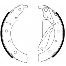 BBF810 QUINTON HAZELL Комплект тормозных колодок