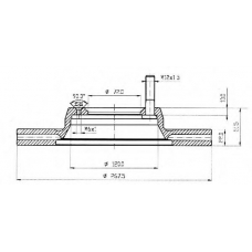 BDC3502 QUINTON HAZELL Тормозной диск