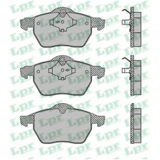 05P772 LPR Комплект тормозных колодок, дисковый тормоз