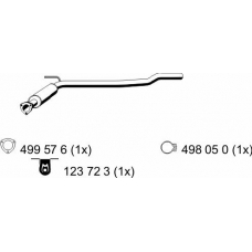 176293 ERNST Предглушитель выхлопных газов