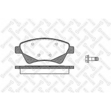987 020-SX STELLOX Комплект тормозных колодок, дисковый тормоз