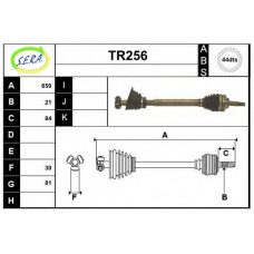 TR256 SERA Приводной вал