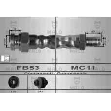 8917 Malo Тормозной шланг