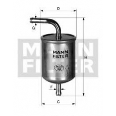 WK 68/3 MANN-FILTER Топливный фильтр