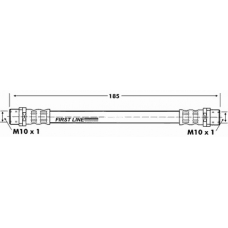 FBH6895 FIRST LINE Тормозной шланг