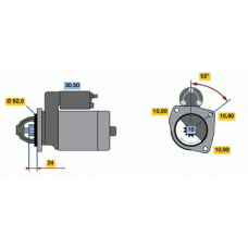 0 001 369 201 BOSCH Стартер