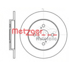 61004.00 METZGER Тормозной диск