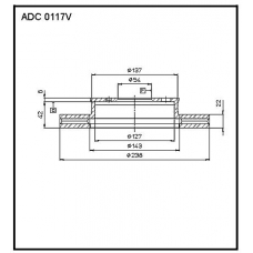 ADC 0117V Allied Nippon Гидравлические цилиндры