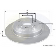 ADC0567 COMLINE Тормозной диск